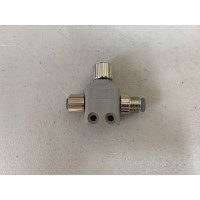 OMRON DCN2-1 CONN T-ADAPTER 5P-5P/5P F-F/M...